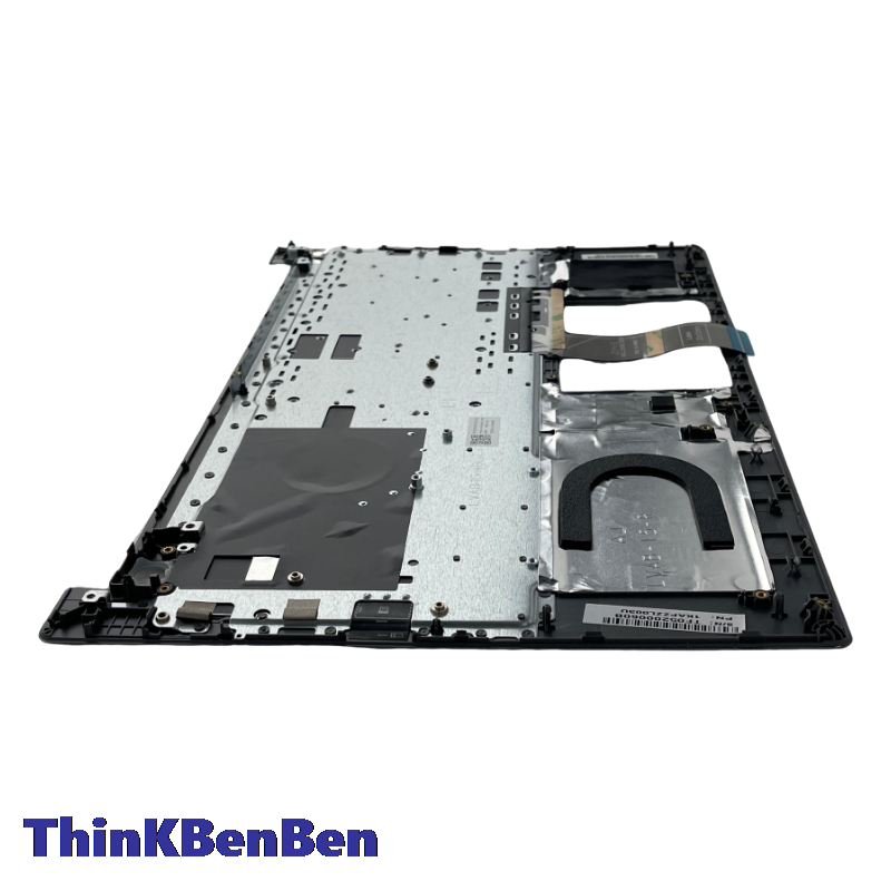 SI papan tuts tuts LCD dengan penutup cangkang Palmrest casing atas warna abu-abu Mineral untuk Lenovo ThinkBook 15 IML IIL Laptop 5CB0W45352