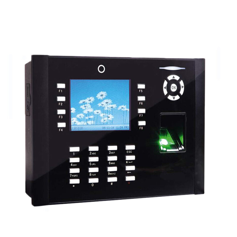 IClock680/660 البيومترية بصمة التعرف على وقت الحضور والتحكم في الوصول آلة اختياري قارئ بطاقة التعريف بالإشارات الراديوية على مدار الساعة