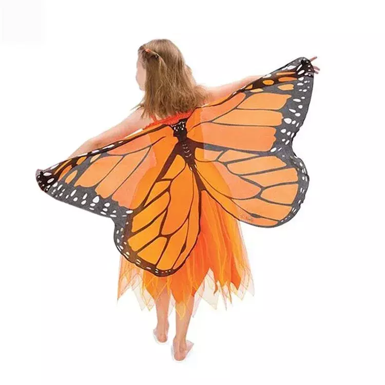 Nieuwe Kids Dress Up Vlindervleugels Prinses Vorm Leuke Engel Vlinder Wings Set Cape Kinderen Spelen Huis Speelgoed Halloween Dress Up