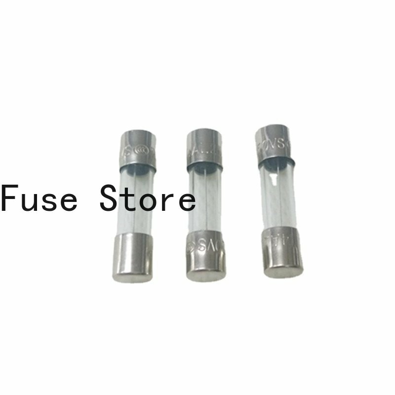 10 tubes à fusibles en verre, 5x20mm, F0.63A l250 v, Type à fusion rapide