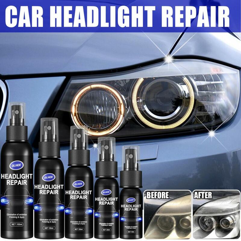 Scratch Removal Spray Fast Repairing Safe Car Headlight Polishing Agent Car Repairing Spray Headlight Repair Agent