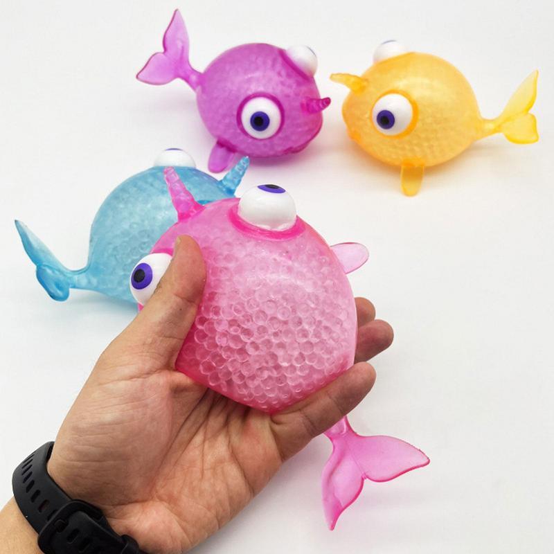 Whale Shape Stress Relief Toy Mini Fidget Hands Flexibility Training Toys Antistress Squeeze Decompression Toys For Adults