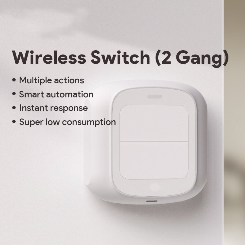 Tuya Smart Wifi/ZigBee-Schalter Druckknopf schalter 2Gang 6 Szene Wireless Smart Home Fernbedienung Automatisierung szenario Schalter