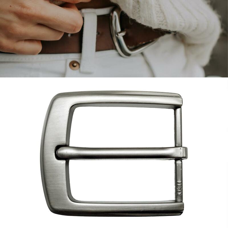 2X Belt Buckle Square Replacement Buckle for Belt Accessories Leather Strap Men
