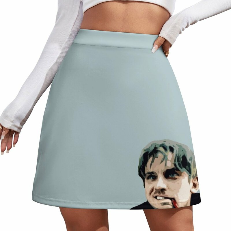 Мини-юбка David Haller 2, женские юбки, атласная юбка для женщин
