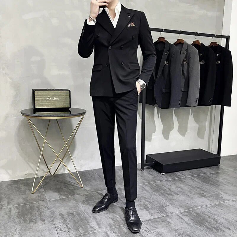 H27 pakaian bisnis pria, ringan dan dewasa sederhana kasual Inggris