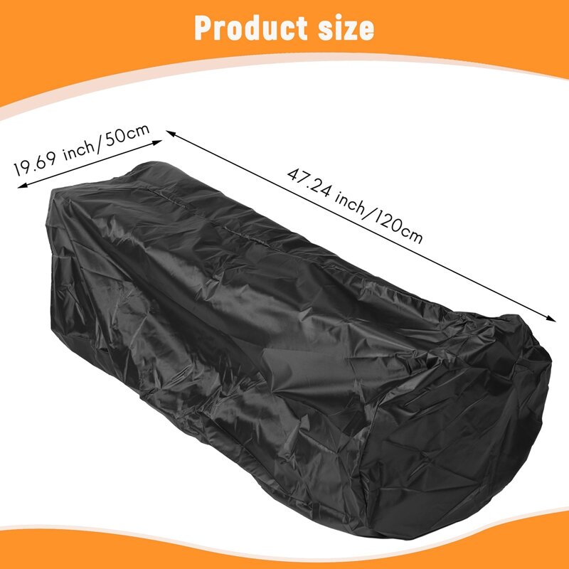 Patio Heater Covers Waterproof Outdoor Heater Cover 210D Oxford Waterproof, Windproof, Protection Around 50X50X120 Cm