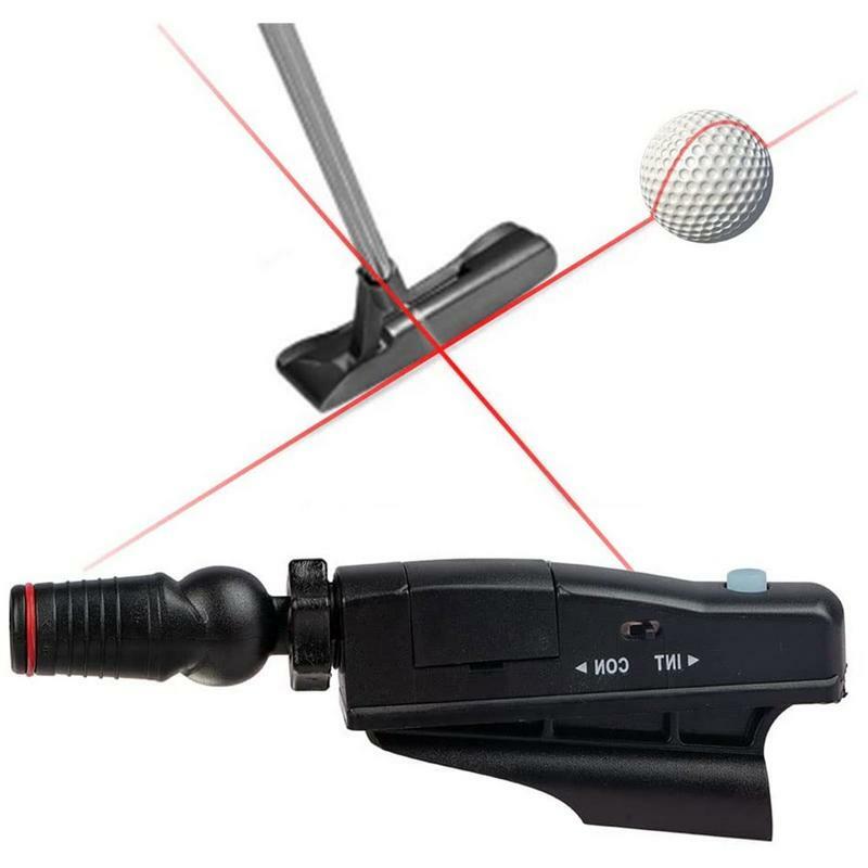 Putter Laser Golf, alat latihan putt, korektor tujuan, alat garis latihan Golf, alat Putter bidik, latihan Putter Golf