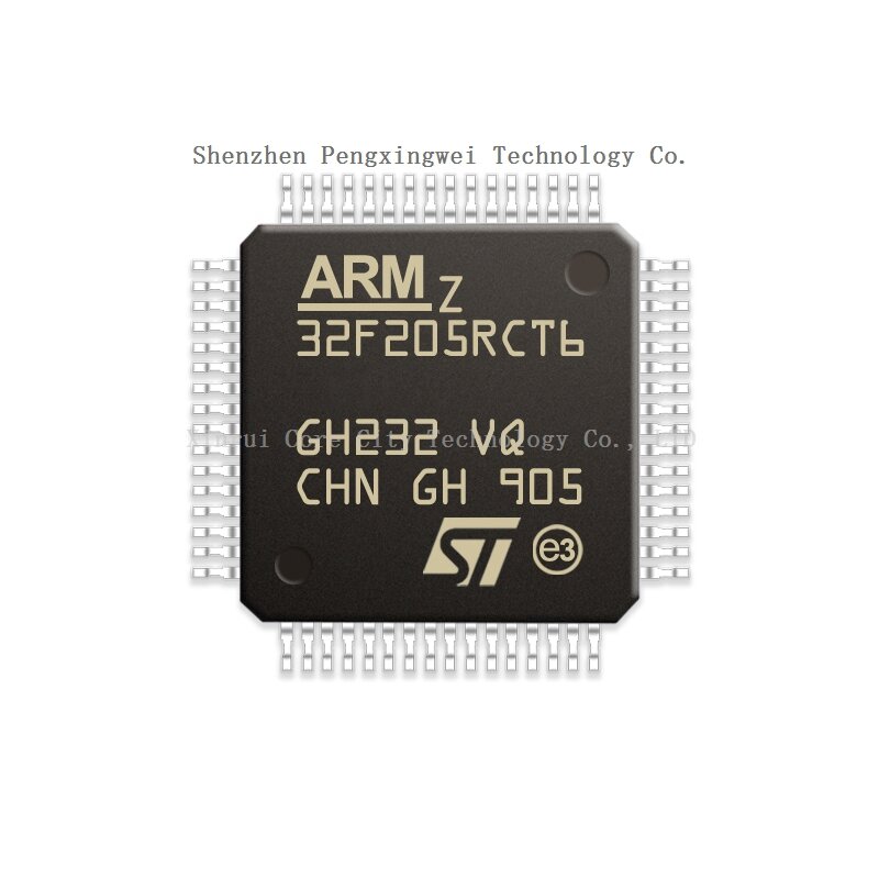 STM-STM32 STM32F STM32F205 RCT6 STM32F205RCT6, microcontrolador de LQFP-64 Original 100% nuevo (MCU/MPU/SOC) CPU
