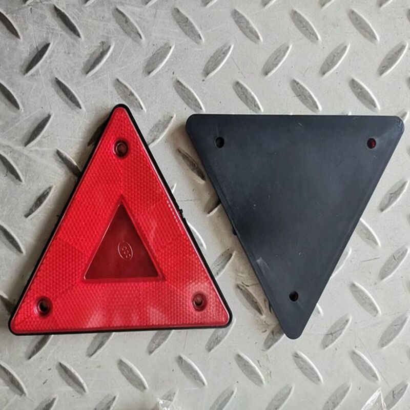 Triangle Warning Reflector 15cm Sign Frame Truck Trailer Rear Light Warning Reflective Sign Board Outdoor Safety Supplies