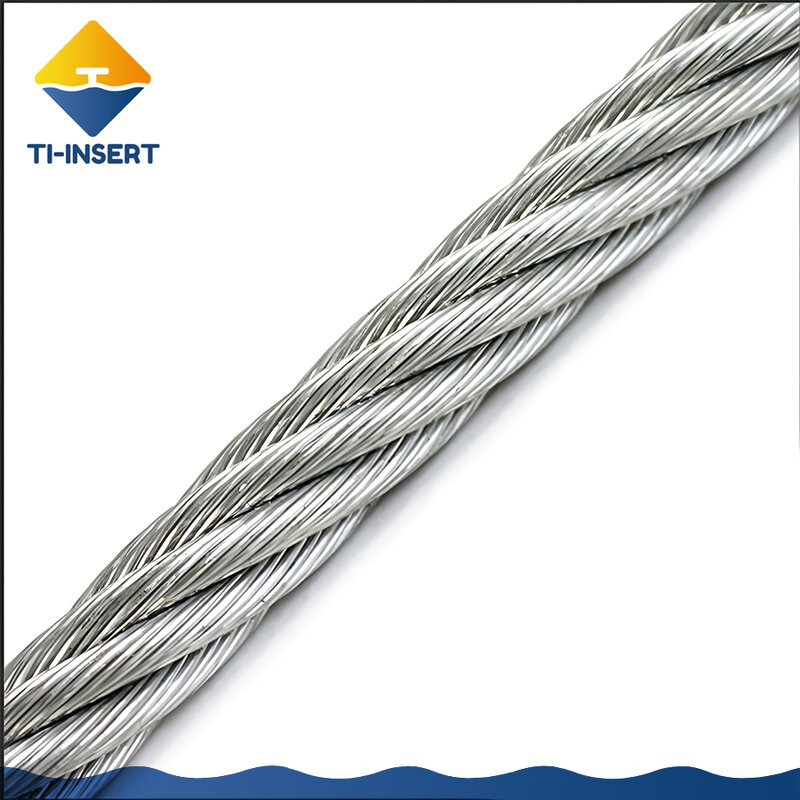 Cuerda de alambre ultrafina de 0,8mm, 50 metros, cuerdas de acero inoxidable 304, J001, 1x7