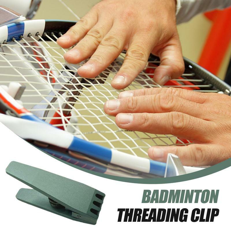 Badminton String Klem Tennis String Klem Racket String Tool 4 Tanden Startklem Breed Hoofd Racket String