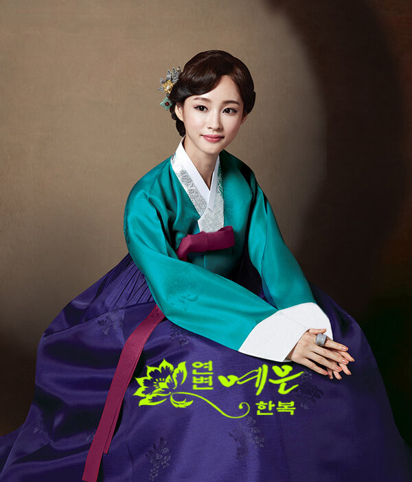 Signore Hanbok coreano originale importato tessuto coreano abbigliamento nazionale madre Hanbok vestiti di benvenuto