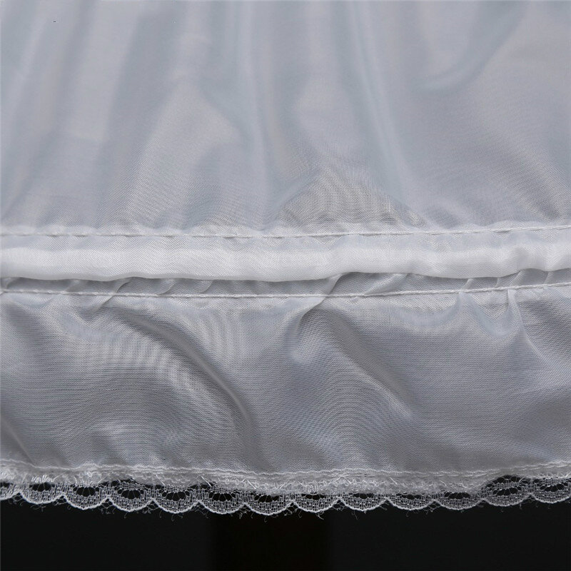White Children Petticoat 2019 A-line 3 Hoops Kids Crinoline Bridal Underskirt Wedding Accessories For Flower Girl Dress