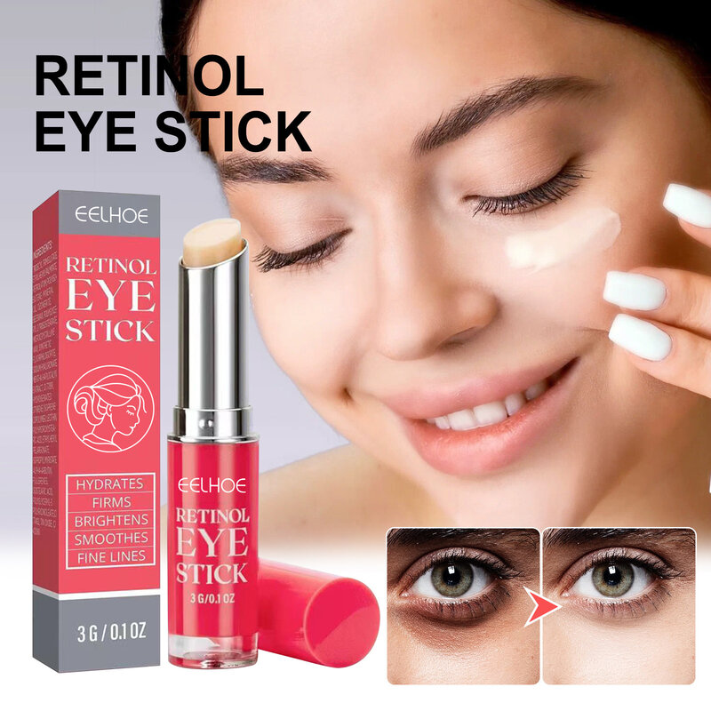Retinol Eye Cream Stick Repairs Eye Skin Firms Fine Lines Rejuvenates Skin Moisturizes Eye Cream and Eye Care