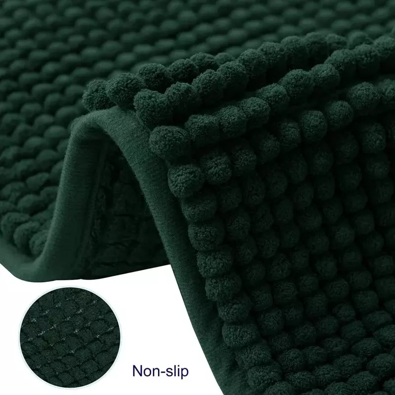 Szenil Subrtex dywany łazienkowe miękkie antypoślizgowe maty prysznicowe pochłaniające Super woda, 24 "x 60", seledyn