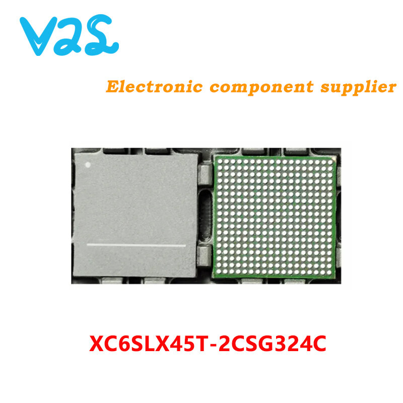Chipset BGA IC, XC6SLX45T-2CSG324C, XC6SLX45T-2CSG324C, 100% Novo
