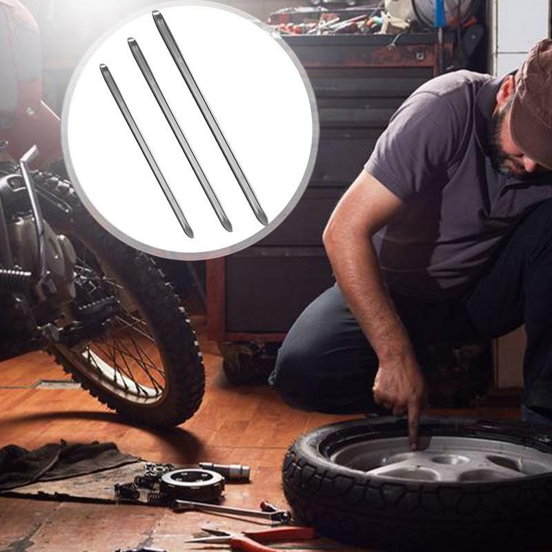 타이어 교환 도구, 타이어 스푼, 타이어 제거 도구, 튼튼한 스틸 사이클링 타이어 제거기, 먼지 자전거 타이어 스푼, 타이어 교환 도구