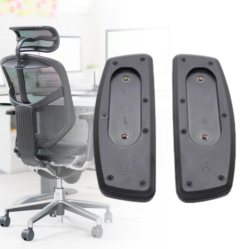 Almohadillas universales para Reposabrazos de silla de piezas, repuesto impermeable para silla de ordenador, oficina, Gaming, sillón giratorio, 2 uds.