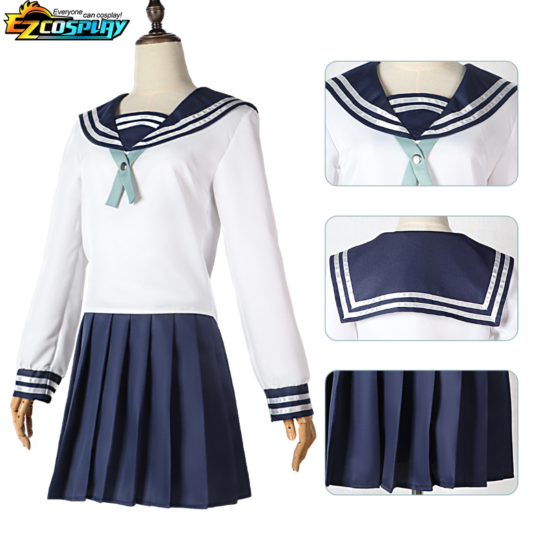 Amanai Riko przebranie na karnawał Jujutsu Kaisen JK jednolity spódnica dla dziewczynek akcesoria kostiumowe japońskie Anime mundurek marynarski bo
