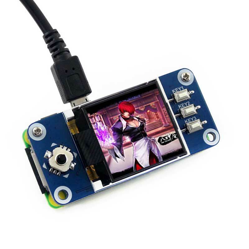 Raspberry Pi-pantalla LCD de 1,44 pulgadas, sombrero de 128x128 píxeles, interfaz SPI