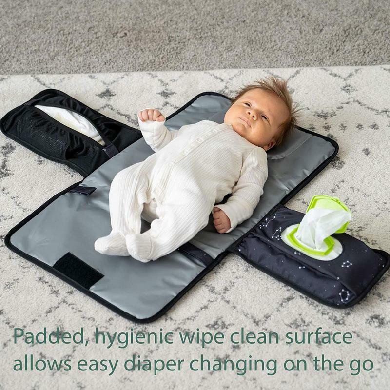 Baby Changing Pad | Foldable Baby Diaper Changing Pad | Waterproof Newborn Diaper Pad Portable Toddler Changing Table Durable Ba