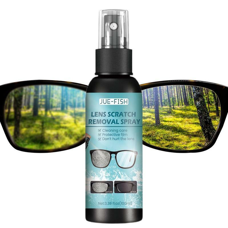 100ML Lens Cleaner Glasses Sunglasses Eyeglass Cleaning Solution Spray Bottle Glasses Cleaner Supplies Eyewear Accessories