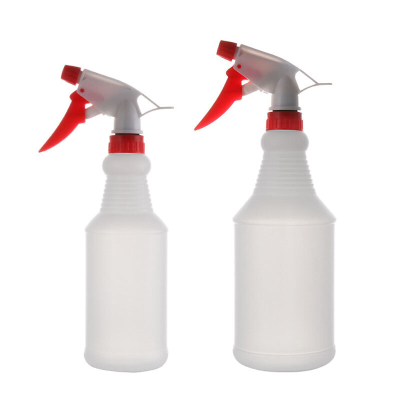 Wadah Kosong Botol Semprot Portabel Isi Ulang PE/Alat Penyemprot Plastik 500ML/750ML Perlengkapan Berkebun Serbaguna Transparan