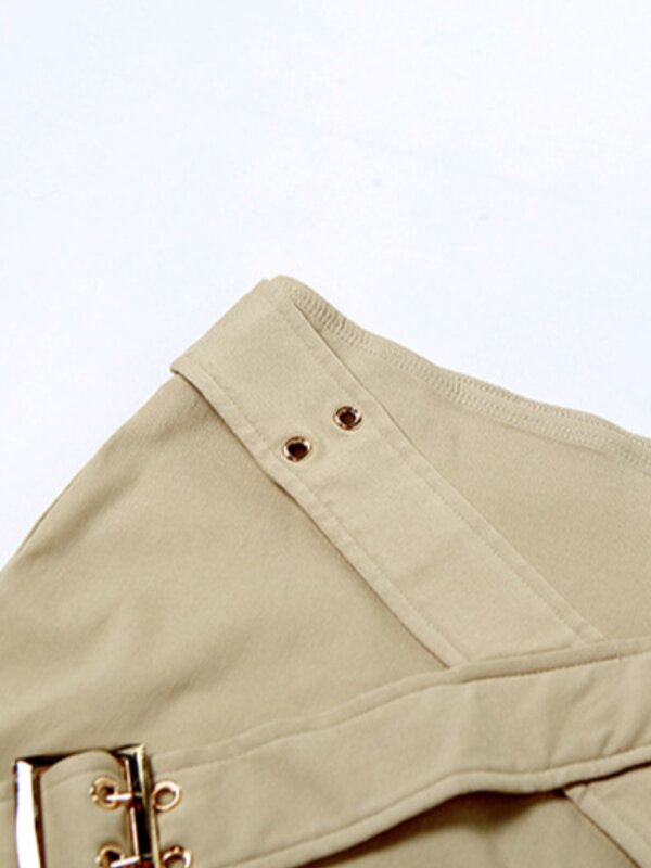 Дизайнерская юбка LW со средней талией и поясом, модная мини-юбка, женская сексуальная облегающая мини-юбка, обтягивающие короткие юбки