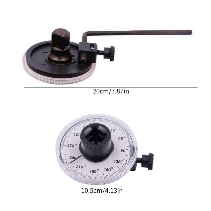 Medidor de ângulo torque 1/2 Polegada unidade ângulo torsão chave medida torquemeter calibre angular com chave carro ferramenta medidor automático