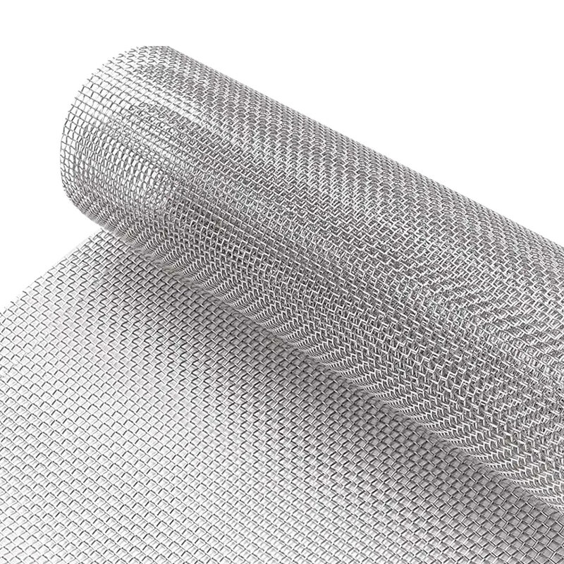 304 Stainless Steel Sieve Mesh Woven Wire Mesh Industrial Chemical Filter Mesh Thickened Thicker Wide Mesh