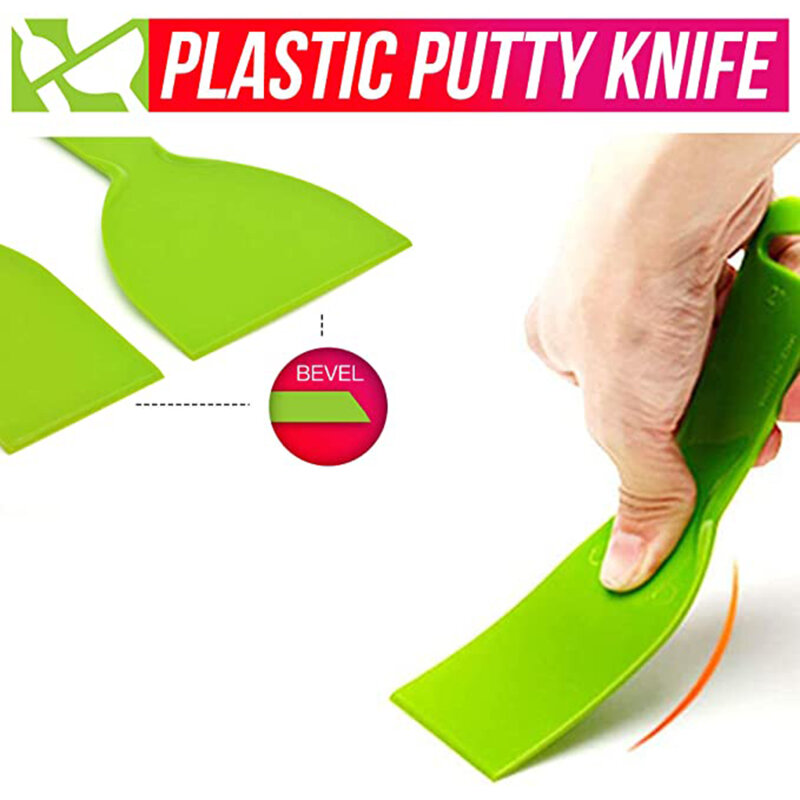 Plastic Corner Scraper Putty Knife Finisher Cleaning Stucco Removal Builder Tool For Floor Wall Ceramic Tile Grout