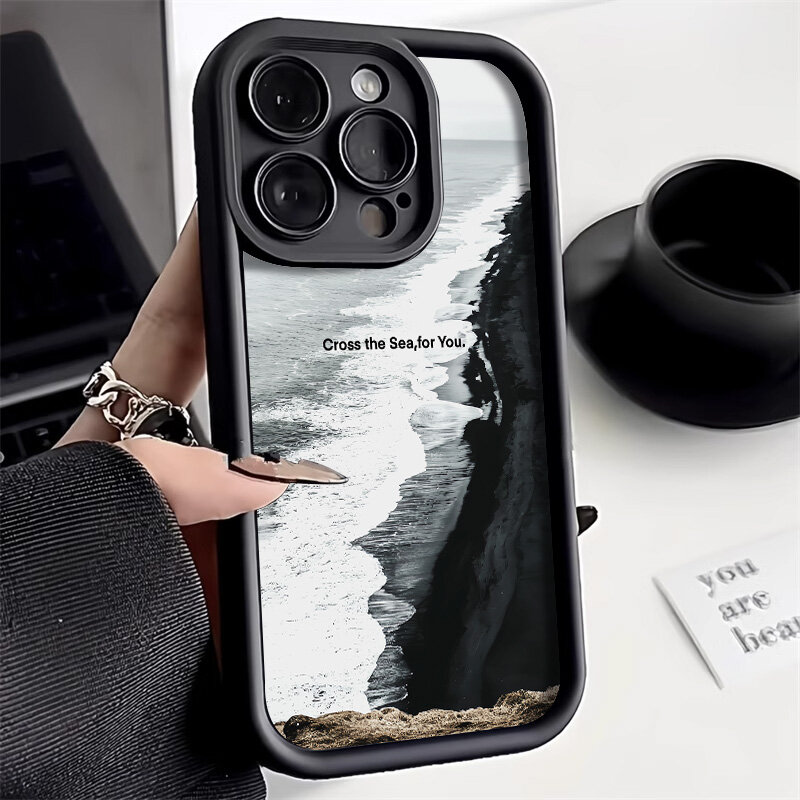 Soft Candy Liquid Silicone Phone Case For iPhone 15 Pro Case for iPhone 11 13 12 14 Pro Max XR XS 7 8 SE Shockproof Bumper Cover