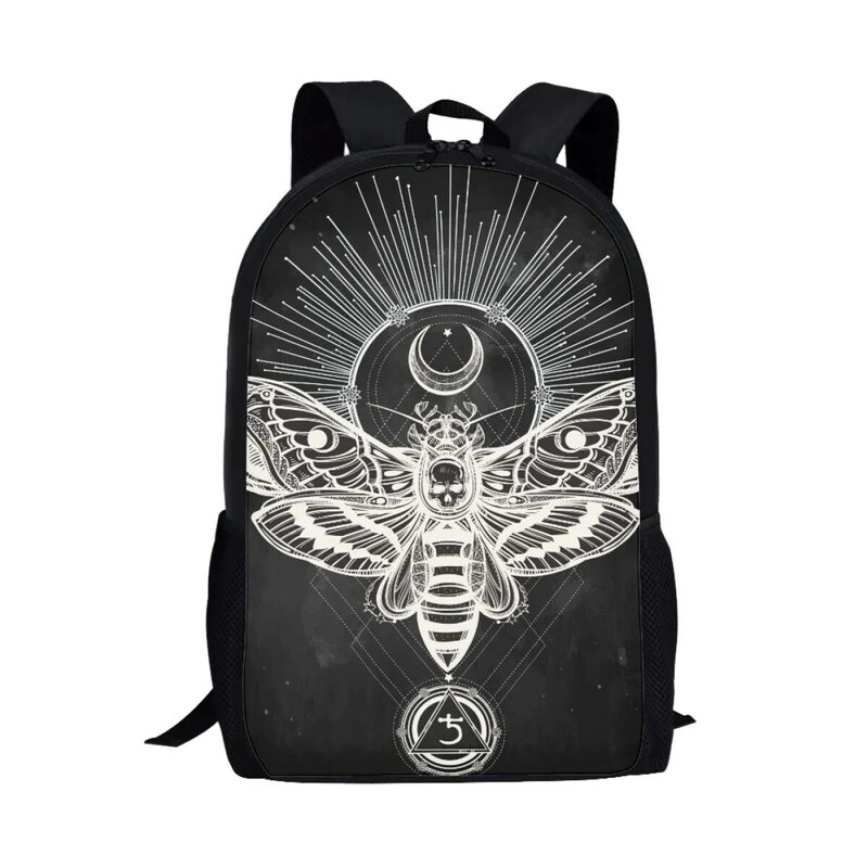 กระเป๋านักเรียนลายการ์ตูน Death Spirit Board สำหรับเด็กนักเรียนประถมกระเป๋าเป้แฟชั่นสำหรับเด็กกระเป๋าหนังสือกระเป๋าเป้ความจุขนาดใหญ่