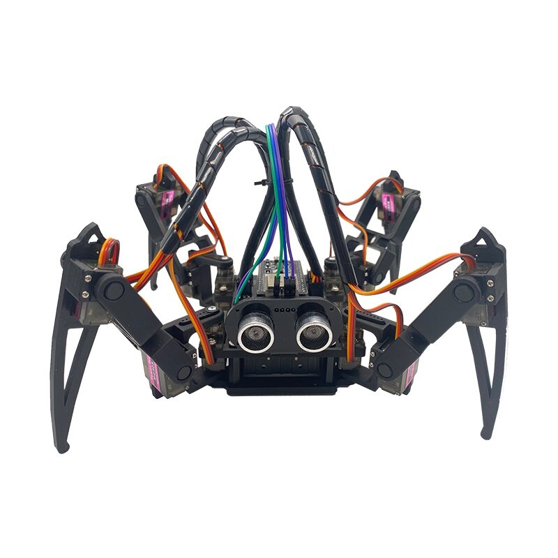 Quadbot-td 3dof quadruped Breimtic Spiderロボットのサポートarduino BluetoothリモートコントロールアセンブリDIYキットステム