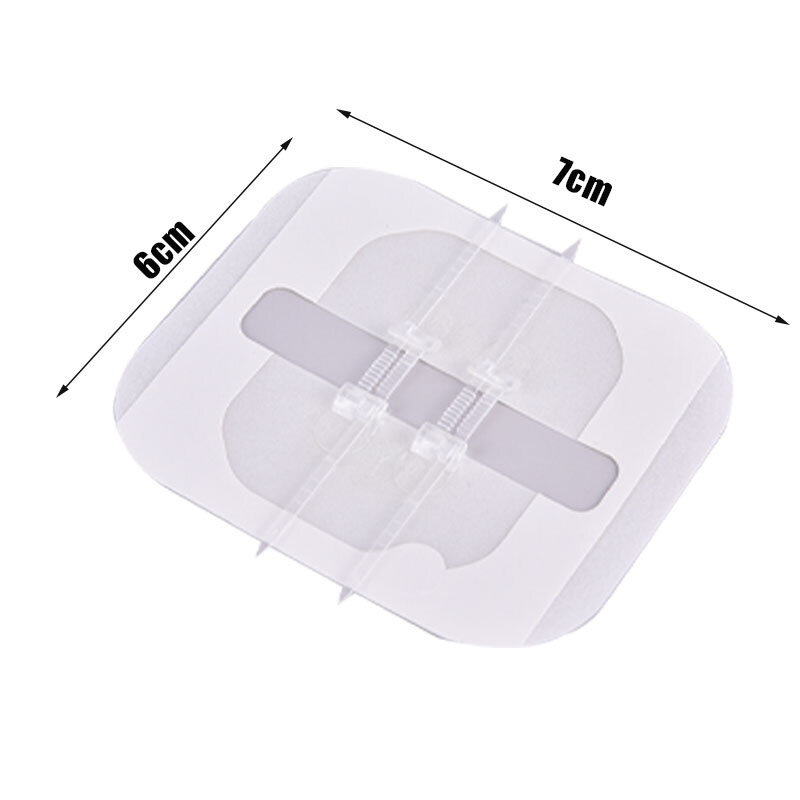 Parche hemostático portátil para exteriores, accesorio de sutura rápida para ayuda de banda con cremallera, 2 piezas