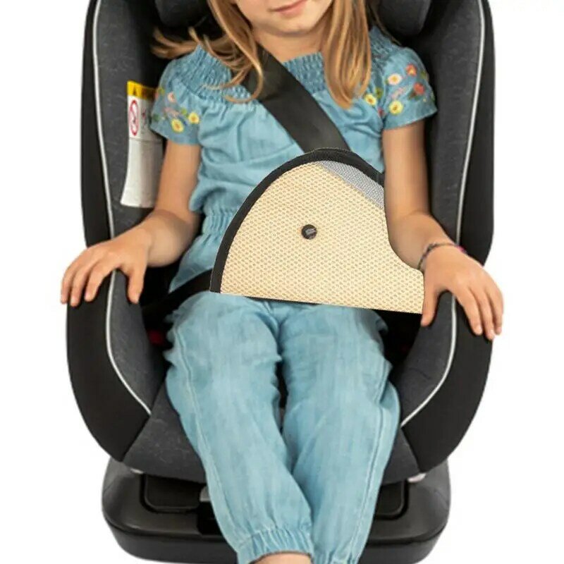 Seat Belt Strap Adjuster Breathable Safety Seat Belt Strap Adjuster For Child Comfortable Children's Mesh Seat Belt Adjuster For
