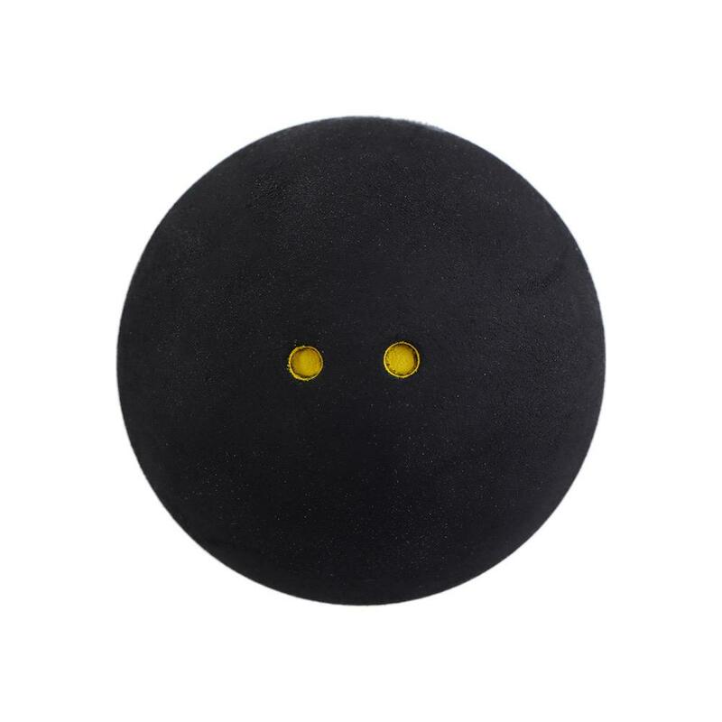 IkDouble Yellow Dot-Balle de squash de compétition pour joueur, balle d'entraînement à basse vitesse, 2 points jaunes, caoutchouc