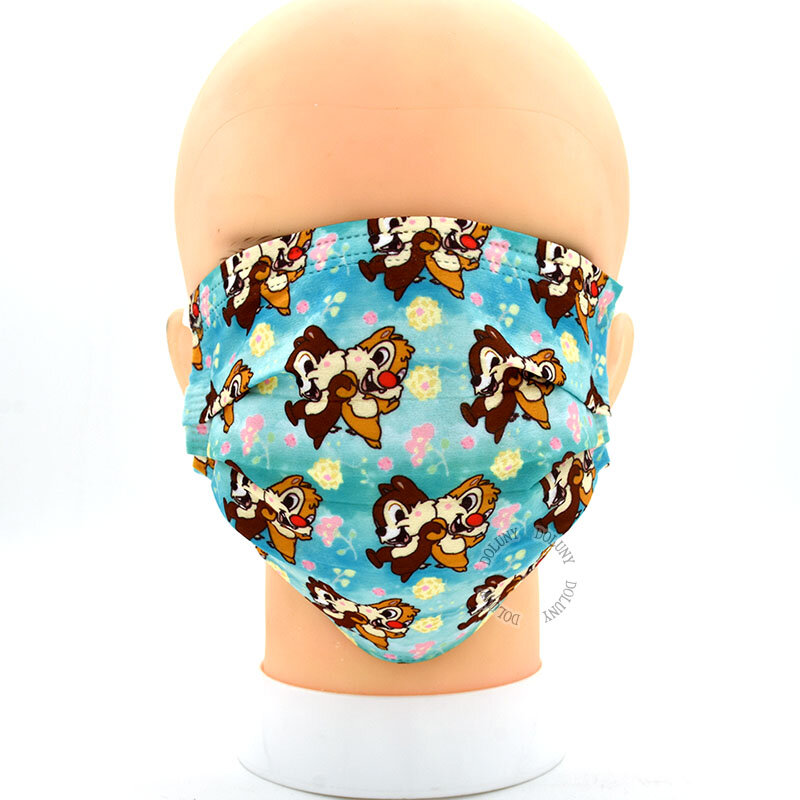 Disposable Children Adult Cartoon Masks Fashion 3 Layers Protective Anime Face Cover Dustproof Anti-Allergy Unisex Filter Masks