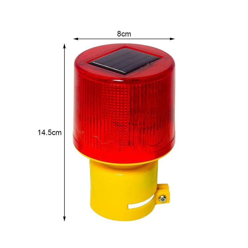 Luz de advertencia de grúa de torre de tráfico alimentada por energía Solar, bombilla LED para sitio de construcción, iluminación de emergencia de carretera, puerto, lámpara marina