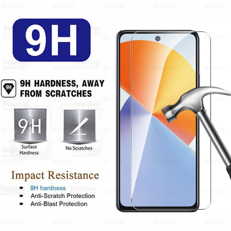Per Infinix Note 30 4G Glass 1-4Pcs vetro temperato protettivo Note30 Pro 30Pro InfinixNote30 5G 6.78 ''Premium Screen Protector