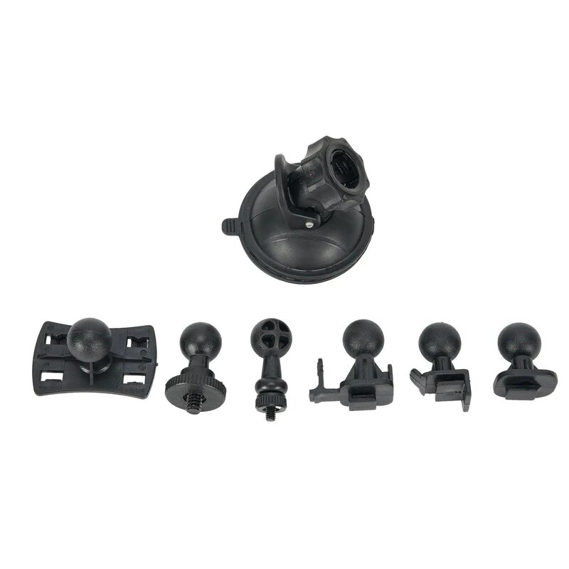 Useful High Quality Practical Driving Recorder Bracket 1 * Cam Mount Holder 100g Weight Black Color Plastic Material