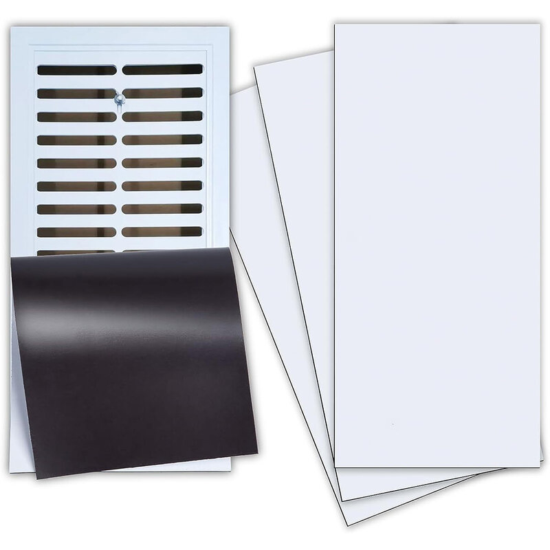 Cubiertas de ventilación magnéticas para suelo, cubiertas de ventilación para pared, techo, registros, calefacción, refrigeración, 2 piezas