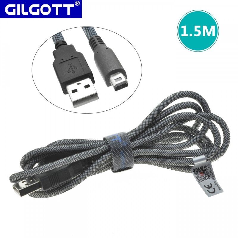 GILGOTT-Câble de chargement USB, câble d'alimentation, chargeur pour Nintendo DSi, nouveau, 2DS, 3DS, XL, LL, 1.5m