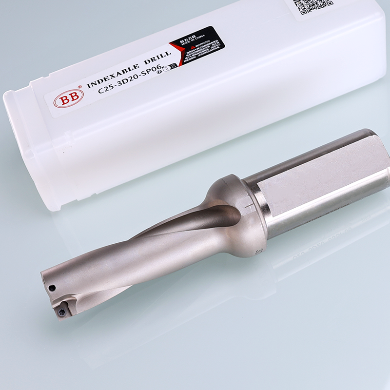 BB SP alat bubut SPMG mata bor CNC, alat pemotong logam memasukkan karbida 2D/3D/4D/5D 13-32mm dapat diindeks lubang cepat