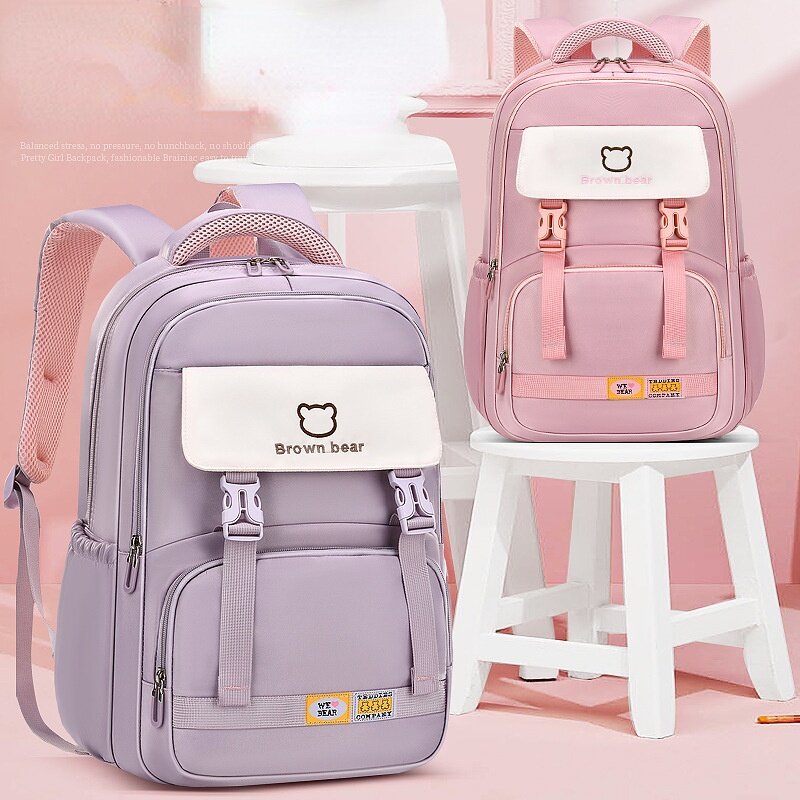 Cute Bear-mochilas escolares de gran capacidad para niños y niñas, mochilas de ocio a la moda, novedad de 2022