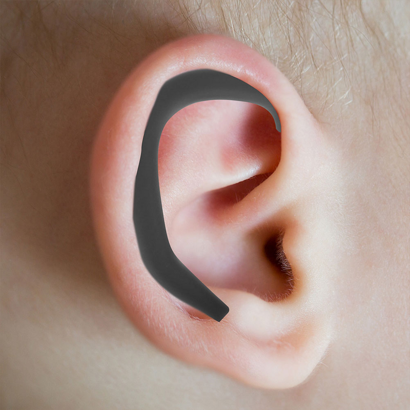 Korektor Gel telinga silikon bayi, 5 pasang alat koreksi Gel silika untuk telinga bayi tidak terlihat