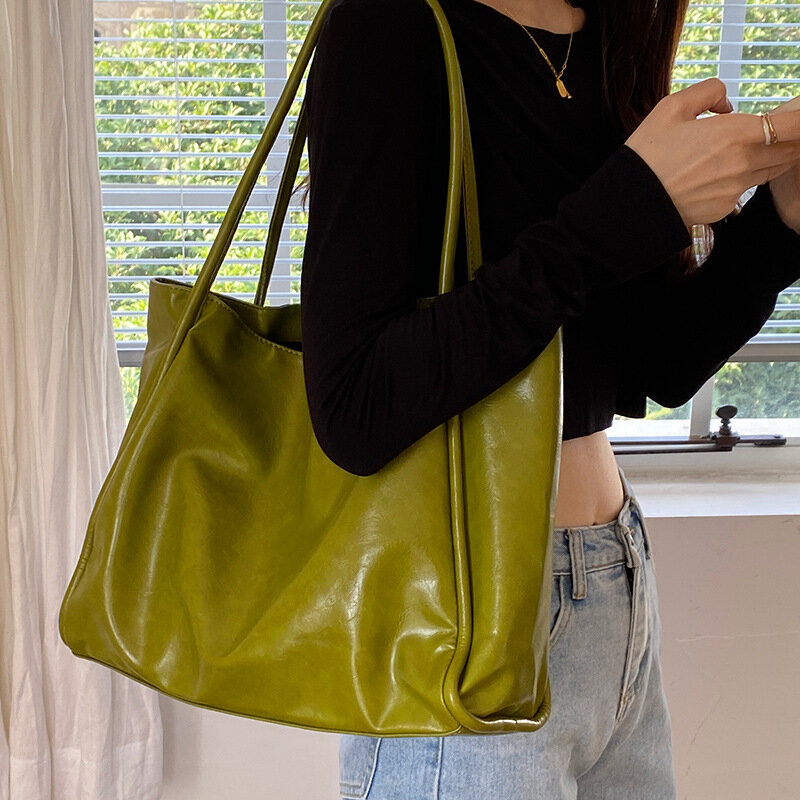Bolsa de ombro de mão para mulheres, versátil bolsa axilar, mensageiro de alta qualidade, bolsa tiracolo de luxo, grande capacidade, nova, Y2K