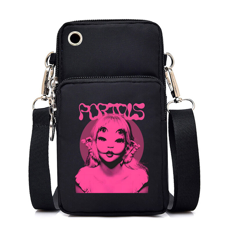 Melanie Martinez Women‘s Messenger Bag Hip Hop Handbag Small Shoulder Wallet for Phone Melanie Martinez Ladies Crossbody Bag