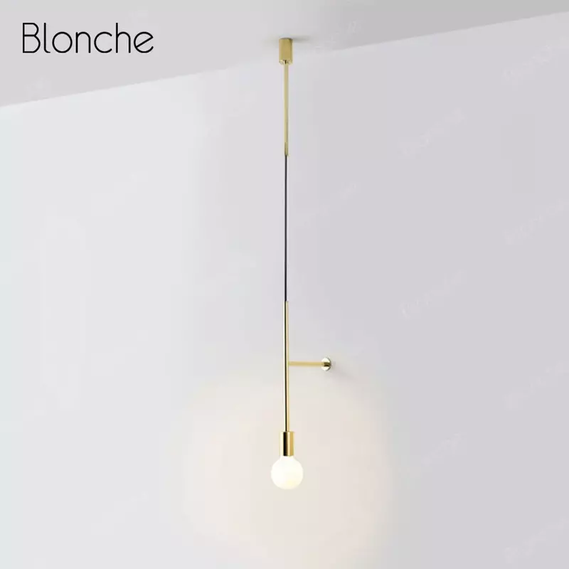 Nordic Wall Lamp Iron Gold Wall Light Modern Design Bedside Lamp for Home Bedroom Living Room Stairs Decor Led Light Fixtures